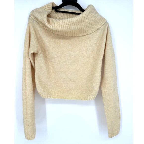 Silence + Noise Claudia Off-The-Shoulder Sweater Small - Picture 2 of 4